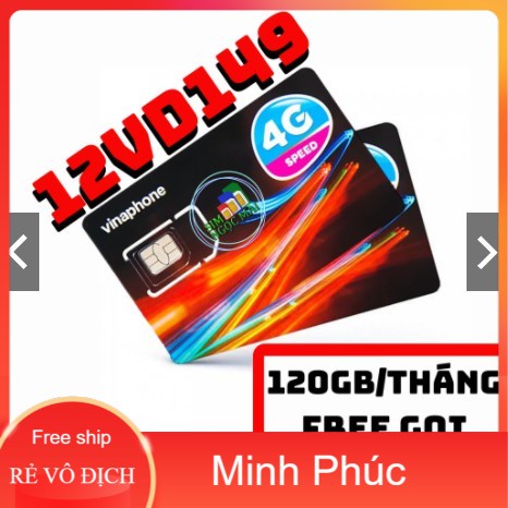 [Mã 1511ELSALE hoàn 7% đơn 300K] Sim VD89 / VD149 vào mạng nghe gọi 1 năm không phải nạp tiền