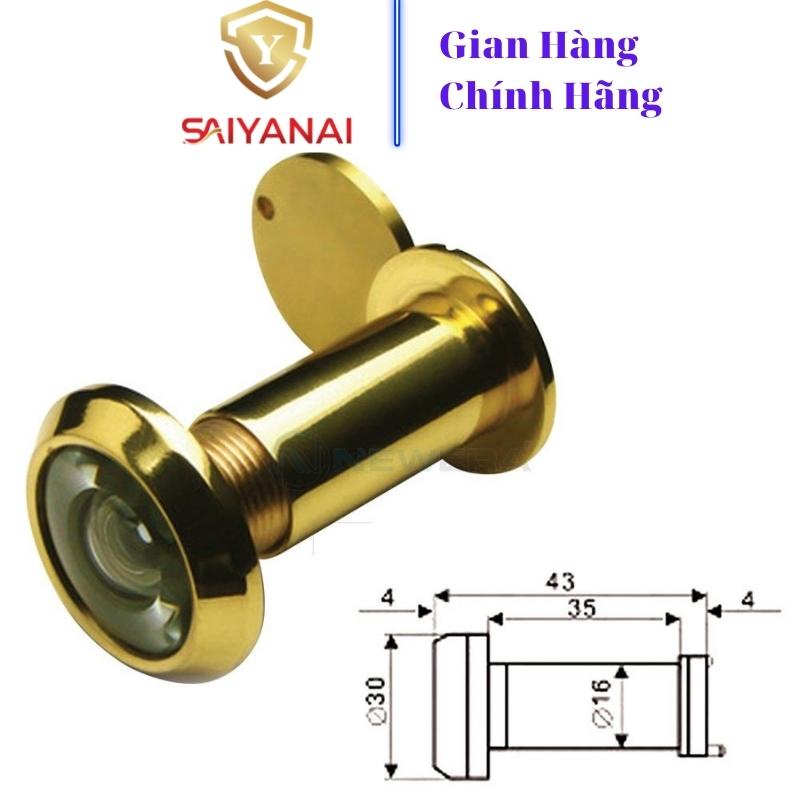 Mắt thần gắn cửa, ống nhòm cửa cao cấp SAIYANAI CAT304 dành cho cửa gỗ,cửa thép