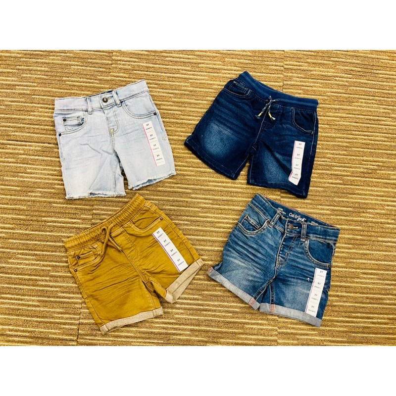 Quần Short Jean Cat Jack xuất xịn bé trai