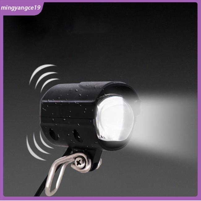 Đèn Pha Led Siêu Sáng Chống Thấm Nước Có Còi Tích Hợp Còi Cho Xe Đạp