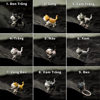 Móc Khóa mèo bộ 9 con