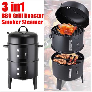 Lò nướng đứng BBQ 3in1 dành cho cắm trại , dã ngoại ngoài trời - Cao cấp