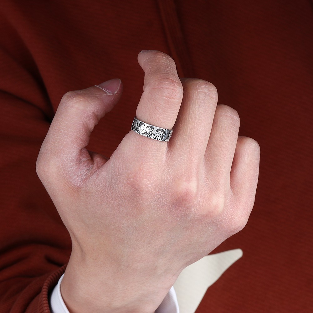 Nhẫn phong cách vintage thời trang cho nam và nữ