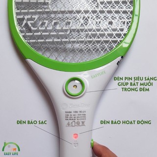 Vợt bắt muỗi rạng đông cao cấp