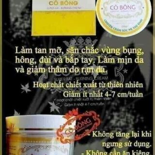 Kem tan mỡ Cô Bông