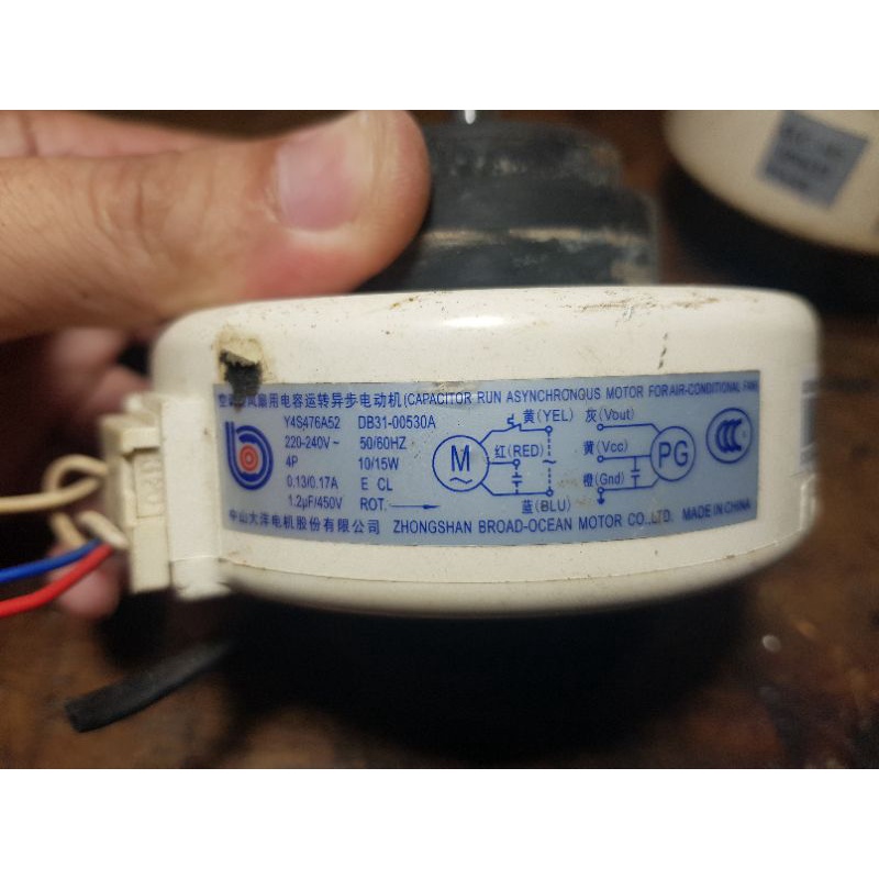 MOTOR quạt dàn lạnh - hàng tháo máy