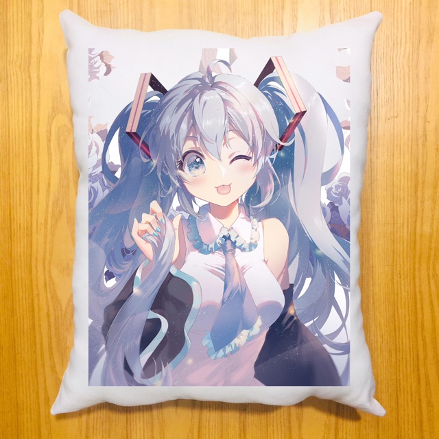 Gối miku dài 40x50cm ruột bông hàn quốc