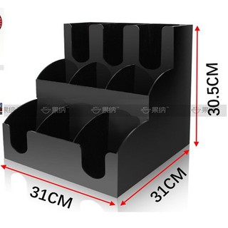 Kệ đựng cốc trà sữa mika 3 tầng