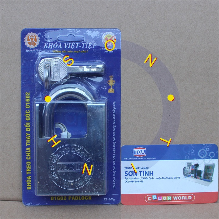 Khóa cửa cổng , ổ khóa treo Việt Tiệp chống cắt 01602 01402 01502 01622