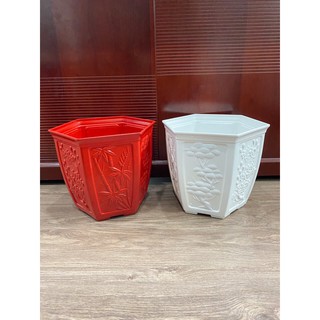 Chậu nhựa lục giác bầu