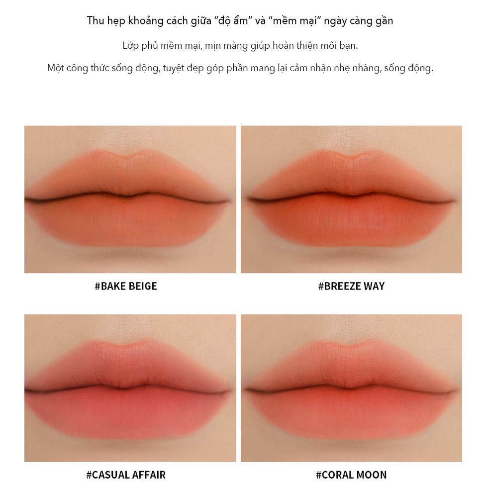 Son Kem lì 3CE Blur Water Tint mịn mượt, nhẹ môi 4.6G