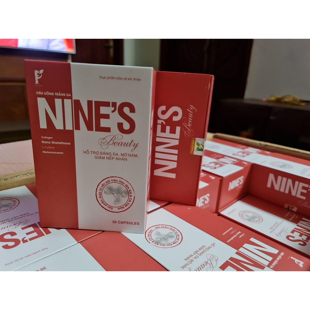 [Nhập mã AFF2HOAN77K hoàn 17%] Viên Uống Trắng Da toàn thân Nine's Beauty, Mờ Nám, Sạm Da, Chống lão h | BigBuy360 - bigbuy360.vn