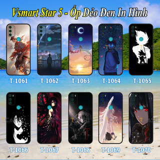Ốp lưng Vsmart Star 5- Ốp dẻo đen in hình Anime