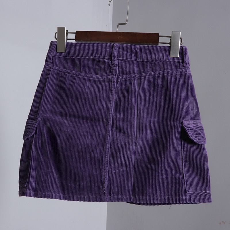 Chân váy f21 conduroy nhung siêu xinh