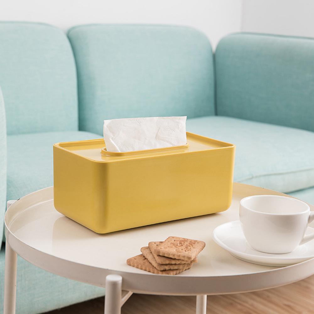 [Tổng Kho Sỉ] Hộp Đựng Giấy Một Màu Decor Home Stay V6