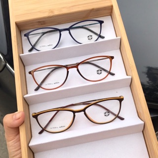 Kính BLSY ULTEM Mắt bầu nhỏ gọng kim loại cao cấp