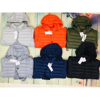Áo Khoác PHAO CÓ MŨ UNIQLO VNXK, Chất Phao Ấm, Dày Dặn