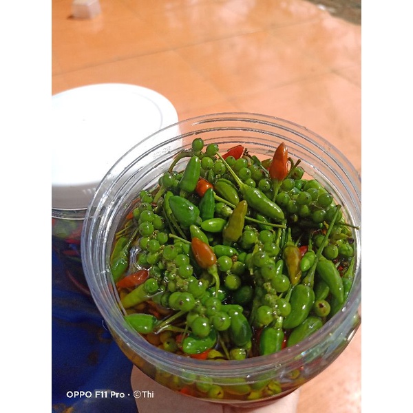 1kg Ớt xiêm rừng ngâm mắm Nam Ngư thơm ngon