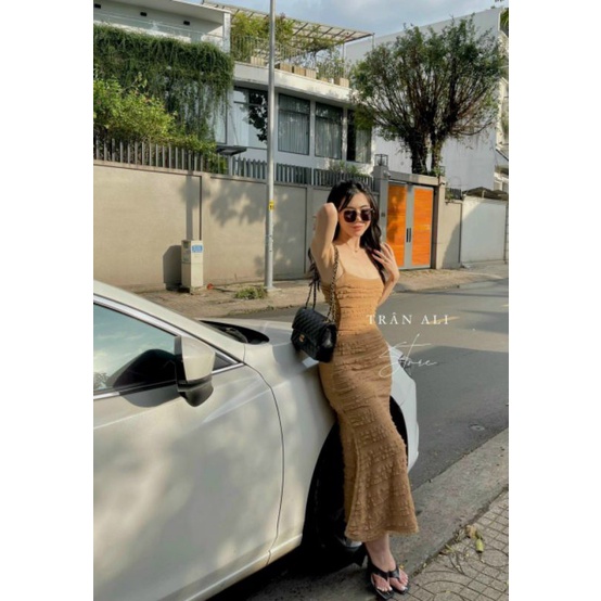 Đầm xốp body phom dài (kèm vudeo mặc thật)