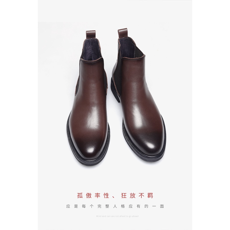 Giày boot da bò thời trang nam | BigBuy360 - bigbuy360.vn
