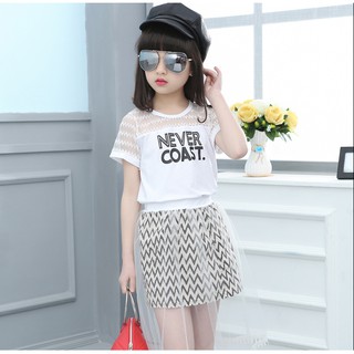 Set bộ áo váy sang chảnh cho bé gái