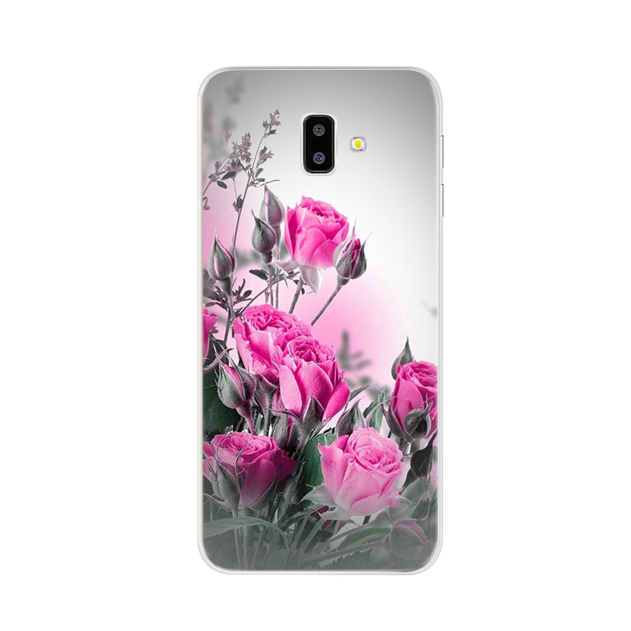 Ốp điện thoại TPU silicon mềm in hình dễ thương tùy chọn cho Samsung Galaxy J4 J6 Plus J8 2018