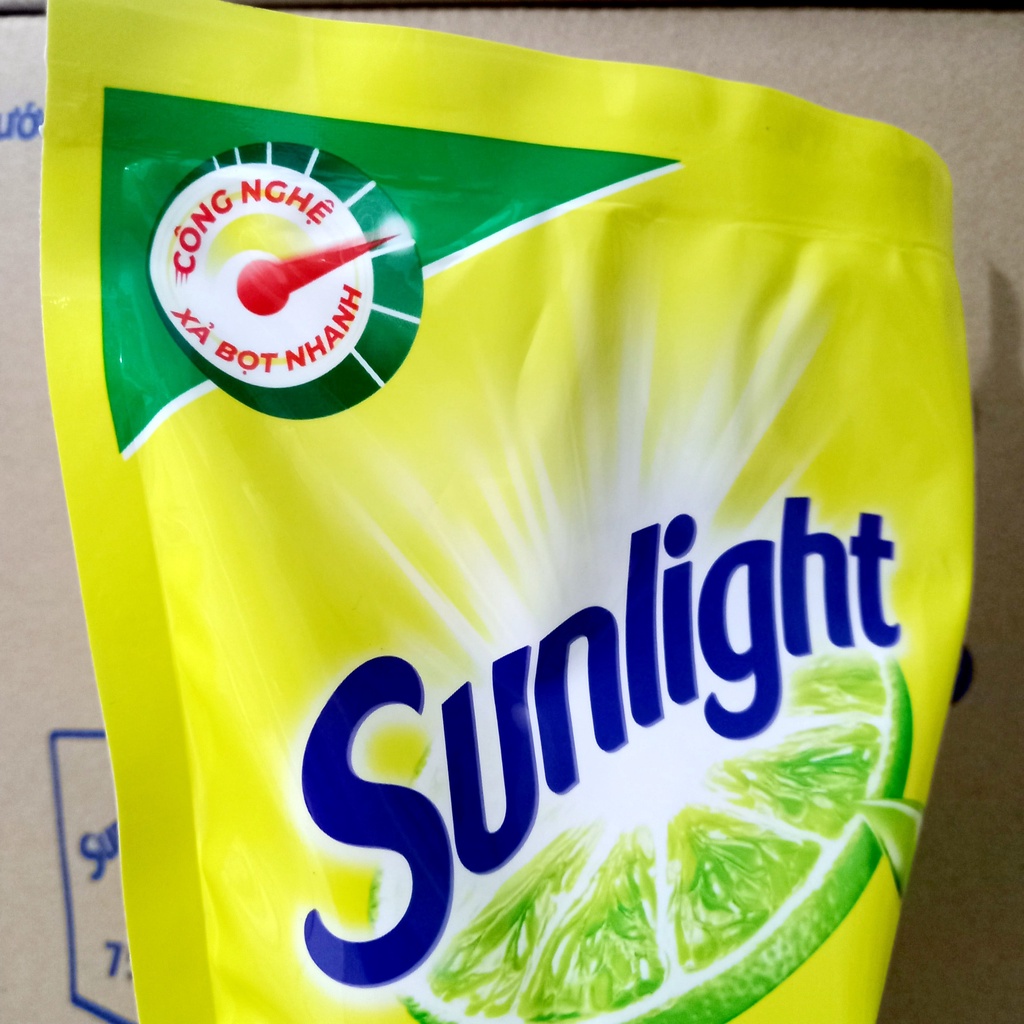 Nước rửa chén Sunlight túi 750g hương chanh tự nhiên
