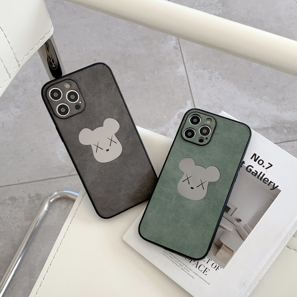 Ốp Điện Thoại Họa Tiết Gấu Hoạt Hình Cho iPhone 13 12 mini 11 pro max X XR XS max 8 7 plus SE 2020