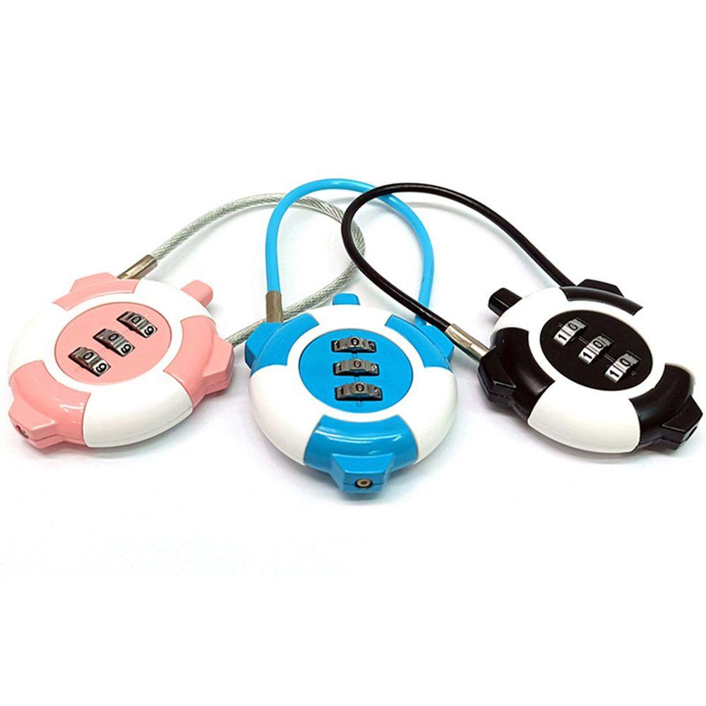 Ổ Khóa Mật Khẩu Mini Chống Trộm Đa Năng Họa Tiết Hoạt Hình Dễ Thương