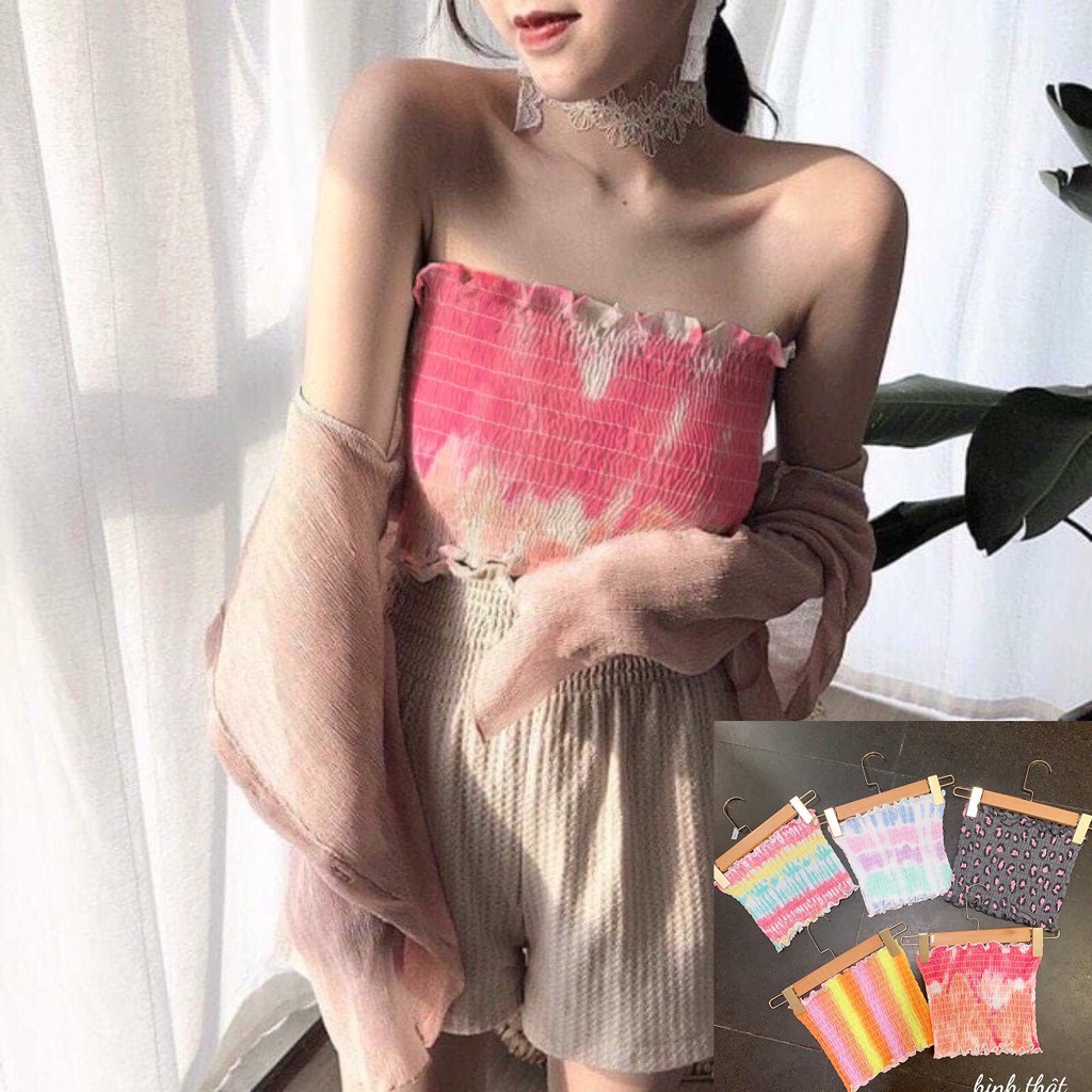 [HÌNH THẬT] ÁO ỐNG LOANG MÀU CẦU VỒNG TRƠN BASIC, CROPTOP NGẮN NỮ ÔM BODY HOT GIRL ULZZANG HÀN QUỐC SWAG CHẤT 112