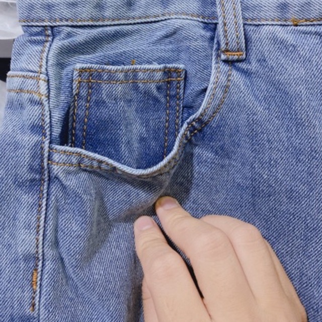 Quần jeans Baggy rộng , Quần jean trơn ống suông, rộng nam (Panda Style) - HÀNG CAO CẤP LOẠI 1- Kèm ảnh thật