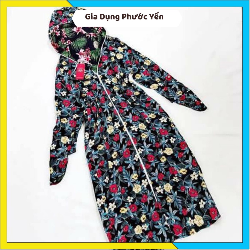 Áo chống nắng lanh toàn thân 2 lớp (tặng khẩu trang)