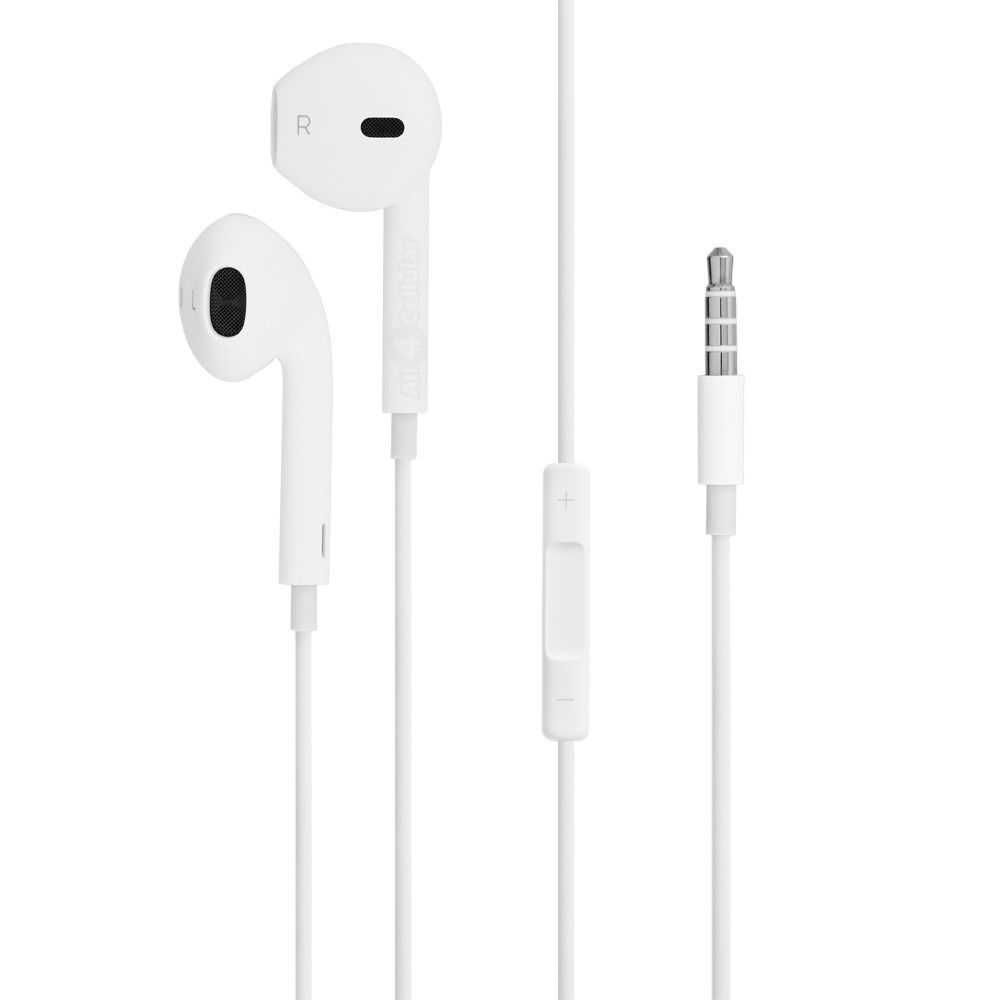 3.5MM Earphone Comptiable with iPhone Android Phone Headphone Earphone Handsfree Volume Control Mic