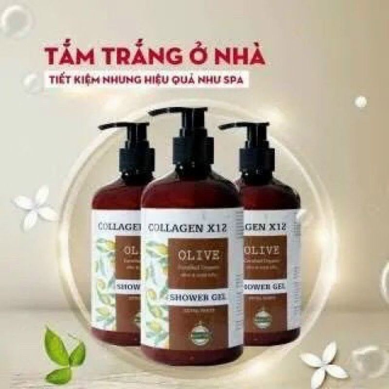 Sữa Tắm Kích Trắng Collagen X12