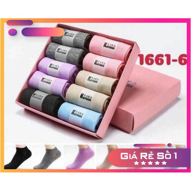 [ SIÊU KHUYẾN MẠI ] Combo 10 hộp tất nữ sợ tre chống thối(100 đôi)