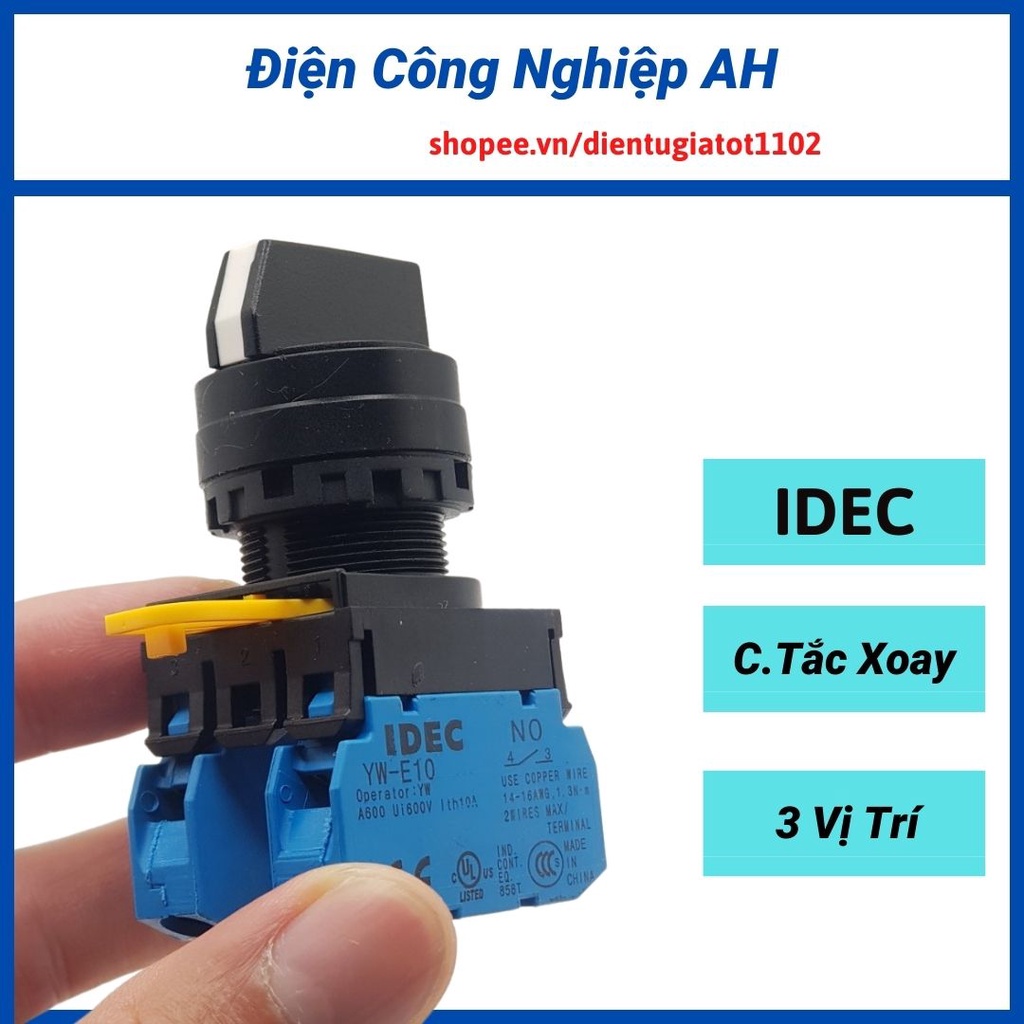 Công tắc xoay 2 vị trí, 3 vị trí, công tắc xoay phi 25