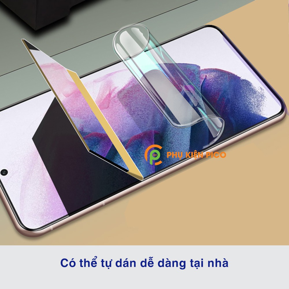 Dán màn hình Samsung Galaxy S21 5G full màn dẻo trong suốt PPF tự phục hồi vết xước chính hãng Maxshield