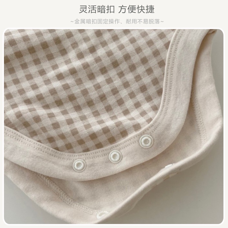 Áo Liền Quần Không Tay Chất Liệu Cotton Họa Tiết Sọc Caro Thời Trang Mùa Hè Cho Bé