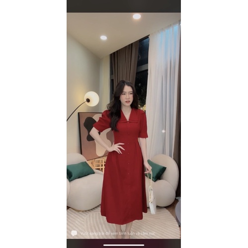 Đầm tiểu thư cổ bèo