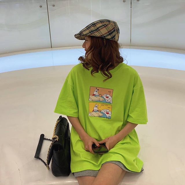 Áo thun phông PINK tay lỡ form rộng SEASAME Unisex