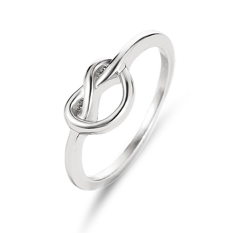 Cute Rose Gold Button Design Ring