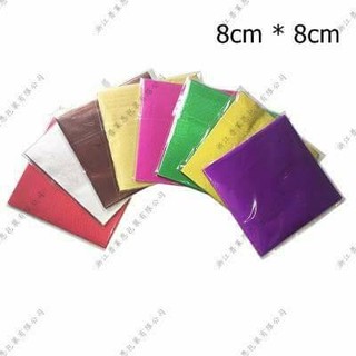 Giấy bạc bọc socola 8*8cm - 100 tờ