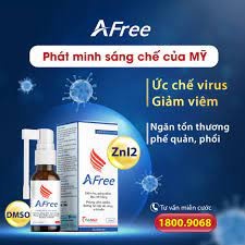 Dung dịch xịt họng Afree 30 ml Giảm ho, sưng viêm, đau rát họng