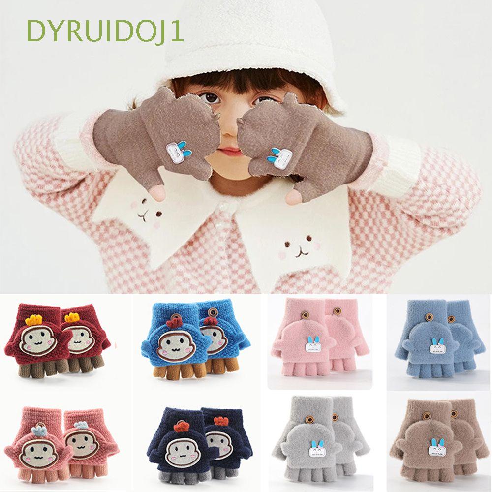 Găng tay hở ngón giữ ấm cho bé 1-6 tuổi