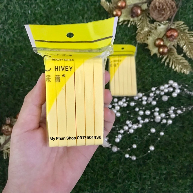 Bông rửa mặt dạng que Hivey Beauty Series Japan (Gói 12 que)