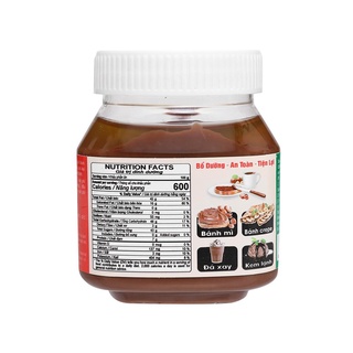 Bơ hạt phỉ hazelnut ca cao golden farm ít ngọt