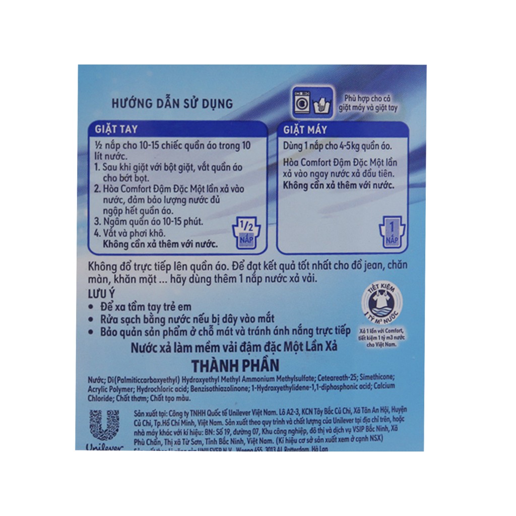 Nước Xả Vải Comfort Chai 1.8 Lít