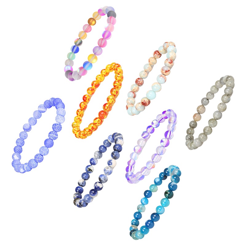 Vòng Tay Chuỗi Hạt Đá Tự Nhiên 8MM Cho Nam Và Nữ