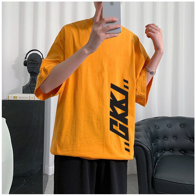 Áo thun unisex Khổng Hiền from rộng cổ tròn tay lỡ freesize 38-70kg - CKKI