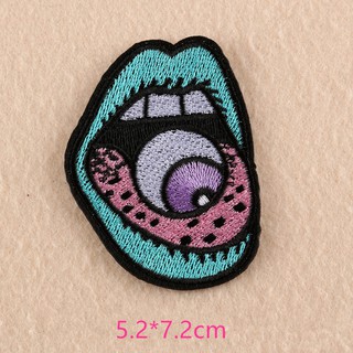 Sticker ủi thêu hình đôi mắt